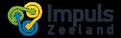 Impuls Zeeland - Logo - White - 350 x 100